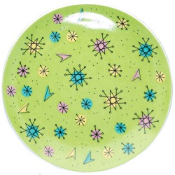 Sourpuss Plate Diner Sputnik Green