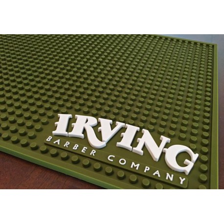 Irving Barber Company - Workstation Mat Cammo Green