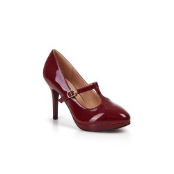 Lulu Hun Carrie Heel Burgundy 