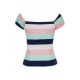 Collectif Dolores Seaside Stripes Top 