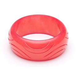 Wide Tropical Punch Fakelite Bangle