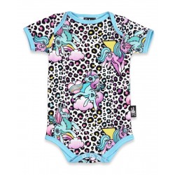 Six Bunnies Baby Romper Unicorns Party