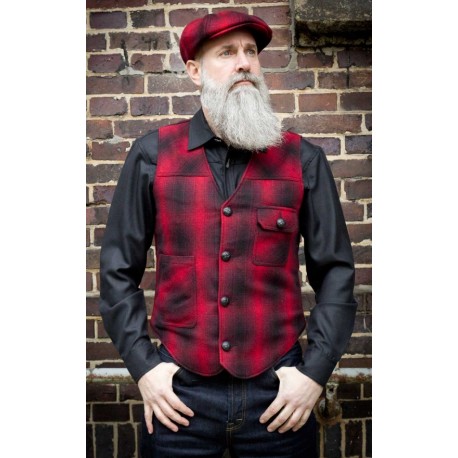 Rumble59 Vintage Vest Boston Plaid 