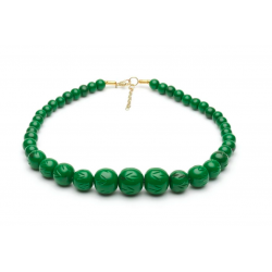 Fern Fakelite Bead Necklace