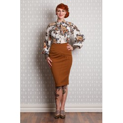 Miss Candyfloss 50's Emese Doris Pencil Skirt