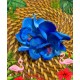 Banned Blossom Hair Flower Blue 