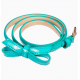 Banned Retro 50s Gold Rush Bow Belt Aqua