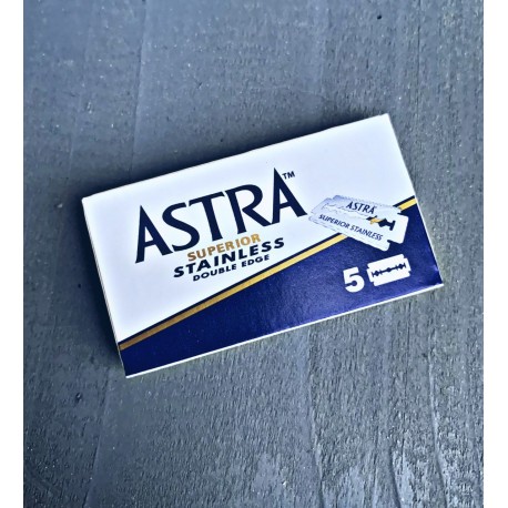 5 lames de rasoir Astra Stainless