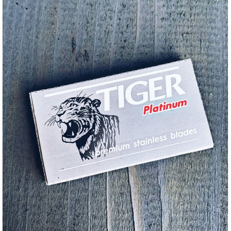100 Lames De Rasoir Tiger Platinum - Pour Peaux Sensibles - 5 Lames - Neuf