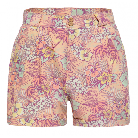Queen Kerosin Hawaiian Shorts Pastel Pink 