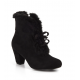 Lulu Hun Tina Faux Fur Boots Black 