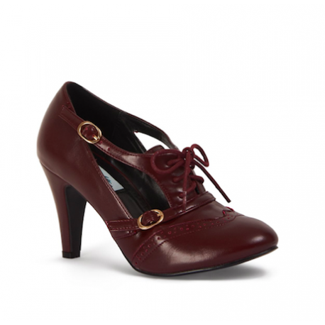 Lulu Hun Agatha Heel Burgundy