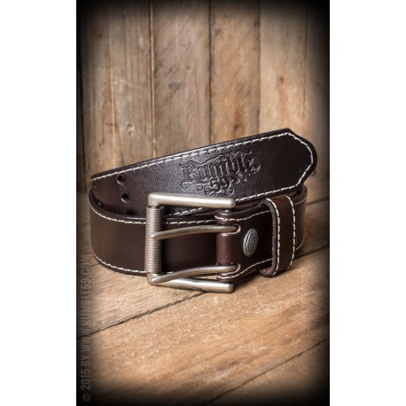 Rumble59 Leather Belt Brown