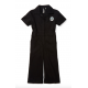 Girl's Black Grease Monkey Coverall