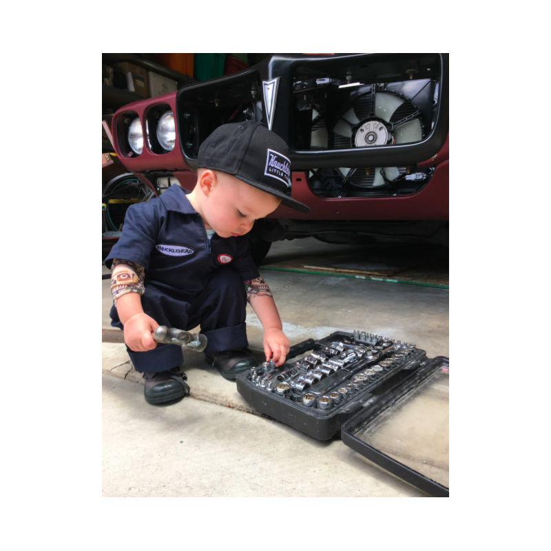 Knuckleheads Navy Grease Monkey Coverall