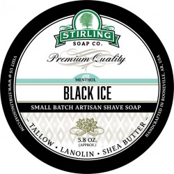 Stirling Black Ice Shave Soap Artisanal