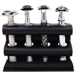 Deluxe Black Safety Razor Caddy 