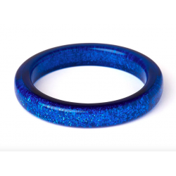 Midi Blue Glitter Bangle
