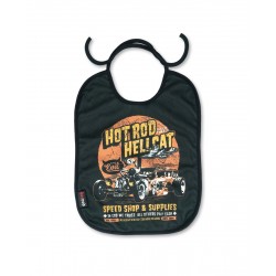 Six Bunnies Hot Rod Hellcat Baby Bib