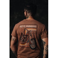 King Kerosin Tshirt Acid Wash Chopper 
