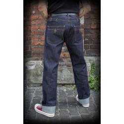 Rumble59 Jeans Raw Selvage Denim Double Back