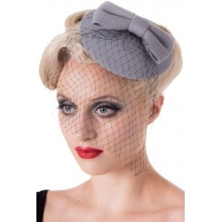 Banned Retro 50s Candice Hat Grey