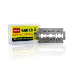 10 Lames Feather New Hi-Stainless Platinum Coated