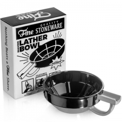 Fine - Lather Bowl Grey Black