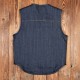 Pike Brothers 1966 Rodeo Vest 13oz Indigo