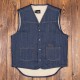 Pike Brothers 1966 Rodeo Vest 13oz Indigo
