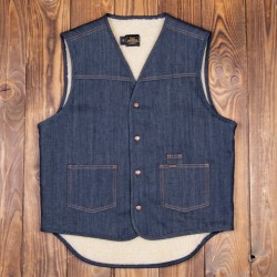 Pike Brothers 1966 Rodeo Vest 13oz Indigo