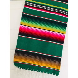 Green Bright Adventure Throw Blanket