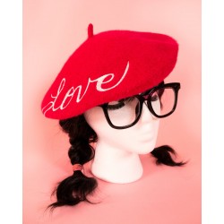 Love Beret Red
