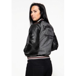 Queen Kerosin Baseball College Jacket Black