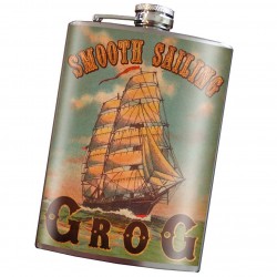 Smooth Sailing Grog Flask