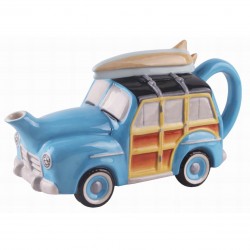 Retro Woody Ceramic Teapot