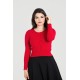 Hell Bunny Polly Cardigan Red