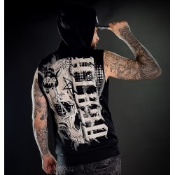 Hyraw Hooded Zip Sleeveless Death