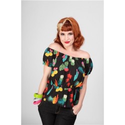 Collectif Vintage Aldea Cactus Forest Top