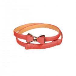 Banned 50s Avenue Bow Belt Flamingo