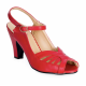 Banned Retro 50s Kelly Lee Sandals Red