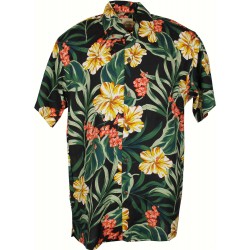 Rimini Black Hawaiian Shirt