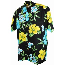 Maverick Black Hawaiian Shirt