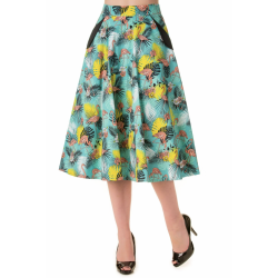Banned Retro 50s Flamingo Party Skirt