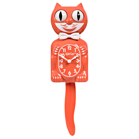 Living Coral Kit Cat Klock