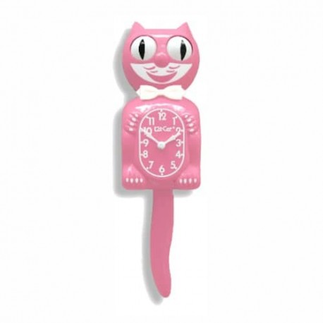 Pink Satin Kit Cat Klock