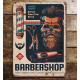 Barbershop Haircut Metal Sign