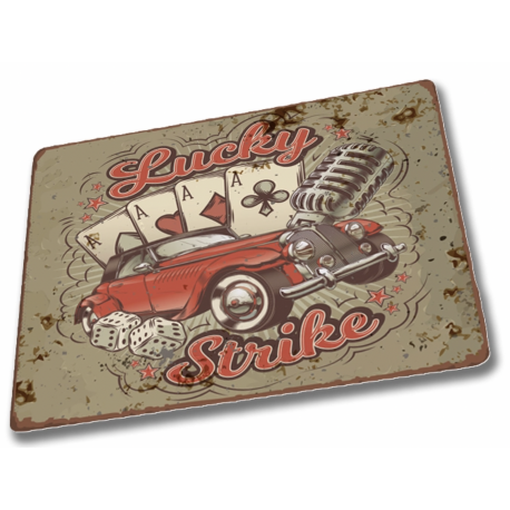 Lucky Strike Casino Metal Sign