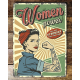 Retro Women Power Metal Sign