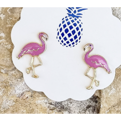 Flamingo Stud Earrings